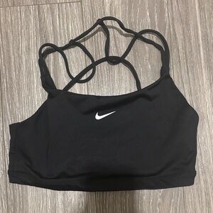 Nike Women's Black Strappy Sports Bra